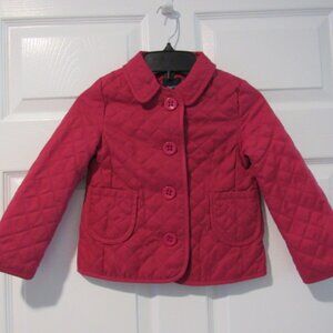 Girl's Gap Kids Lightweight Quilted Barn Jacket XS 4/5
